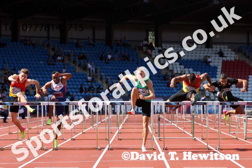 Mens 110 metres hurdles, British World Championship Team Trials, Alexander Stadium, Birmingham
